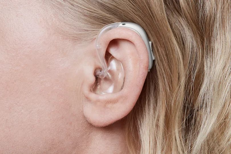 Behind-the-Ear (BTE) worn in ear