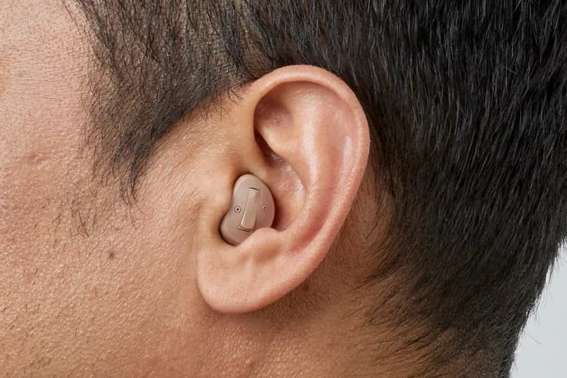 In-the-Ear (ITE) worn in ear